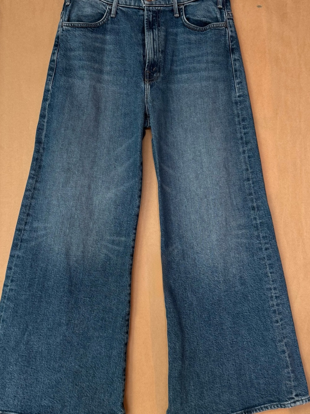 MOTHER The Hustler Roller Ankle Wash Jean